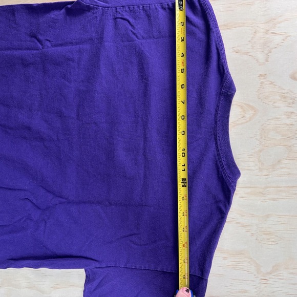 Clemson Tigers Shirt Mens Small Purple NCAA College Football Long Sleeve Tee - Picture 8 of 9